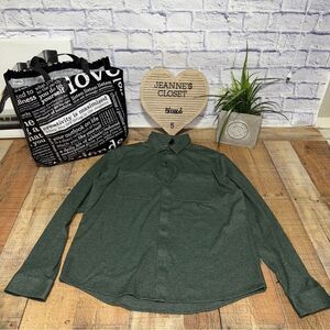 Lululemon Soft Knit Overshirt Heathered Smoked Spruce Size XL